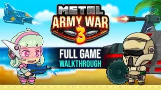 Metal Army War 3 ★ Walkthrough ★ - [TwoPlayerGames]