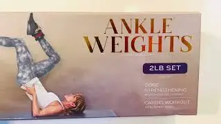 Rē•Spin by Halle Berry Fitness Collection: Ankle Weights - Women's Workout Review w/Link