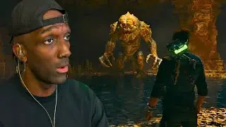 fighting a Rancor with no upgrades in Jedi Survivor