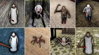 Granny All Chapters All Tiny Enemies Jumpscares | Granny 1 2 3 All Chapters New Update