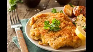 Escalopes al marsala con verduras y arroz. Escalopes de ternera.