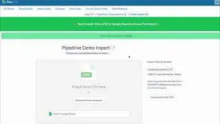 Upload CSV to Pipedrive - EasyCSV.io