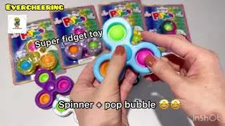 Pop it! New print pop bubble spinner-fidget toy