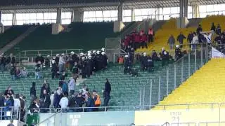 Ausschreitungen beim 311. Wiener Derby, 09.11.14