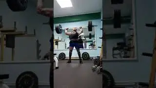 Жим штанги стоя💪95кг