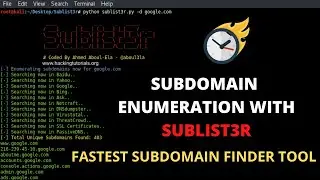 How to install Sublist3r in Kali Linux | Enumerate Subdomains using Sublist3r | Step by Step