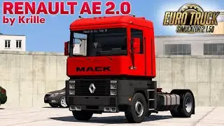 RENAULT AE 2.0 by Krille🚚ДЕТАЛЬНЫЙ ОБЗОР МОДА ETS 2 1.50