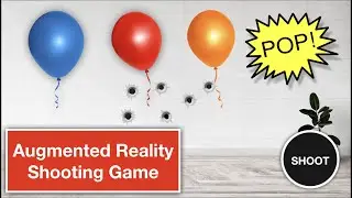 Augmented Reality (ARFoundation & Unity) Tutorial - Create A Shooting Game in AR (Part - 1)