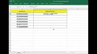 How to hide your secret numbers in Excel