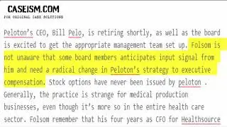 Tad Folsom and Peloton Industries Case Study Help - Caseism.com
