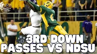 3rd Down Passes Vs NDSU Defense