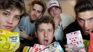 Trying Japanese Candy! W/ Friends!