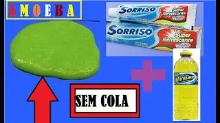 AMOEBA CASEIRA de detergente e pasta de dente,SEM COLA,SEM BORAX,SEM ÁGUA BORICADA