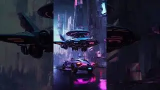 Motion Graphics | Animation | Cyberpunk City | #animation #3d #ai #blender