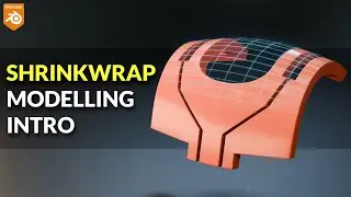 Blender Hard Surface Modelling With The Shrinkwrap Modifier