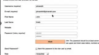 WordPress Tutorial ~ How To Add & Edit Users