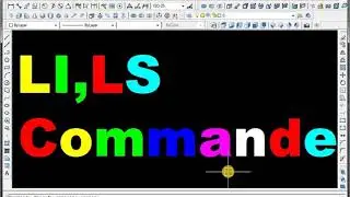 How to calculate the total length of in line in AutoCAD in urdu