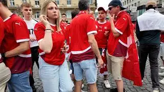 Kenyan 🇰🇪 storms the Euro 2024 Fan zone in Frankfurt Germany