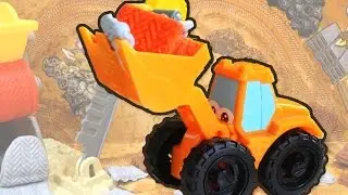 игрушки PlayDoh трактор- Трактор на пластилиновой фабрике -Playdoh Digging Rigs Brick Mill