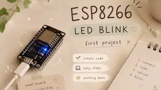 Onboard LED Blinking on ESP8266 ⭐