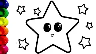 How To Draw Star Shape Step By Step #Ster #howtodraw #shape