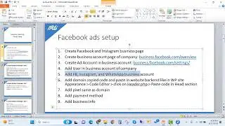 How to connect instagram and whatsapp Facebook business manager