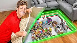 I Built a SECRET 7-11 in My Room!