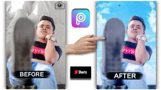 PicsArt Sky Change Photo Editing || PicsArt Creative Sky Changing Photo Editing || 