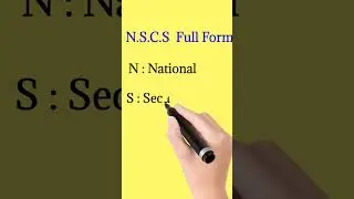 N.S.C.S  Full form  |  Full form of NSCS  |  #fullform