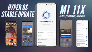 Hyperos stable update for mi 11x poco f3 | Hyperos Custom rom | Smooth ,Battery Backup & Performance