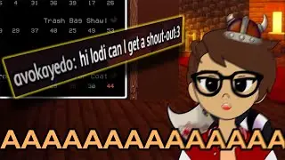 when viewers ask for a shoutout...