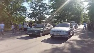 Ланос против Приоры Гонки Драг рейсинг 2017