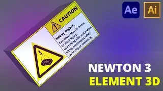Dynamic 3d Animation with Newton 3 & Element 3d | After Effects Tutorial