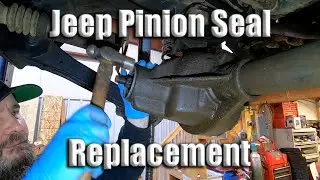 Replacing the pinion seals on a Jeep Wrangler...