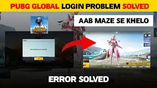 Fixed Server authentication error login failed Pubg Mobile twitter Login Problem Solve | PUBG BAN 😱
