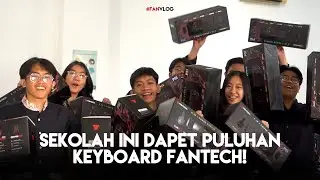 Ngasih Puluhan Keyboard ke Sekolah satu ini! | FANVLOG ROADSHOW Eps 1