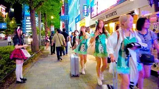 Akihabara in Tokyo 🐶🍻The cutest town♪💖4K ASMR Nonstop 1 hour 04 minutes