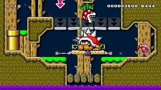 【1-5】 Boom Boom's Boing Boing! by Luwuka and Mang [Mario Maker 2]