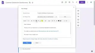 Create Email Notifications for Google Forms in Quicklution's Mail Merge add-on