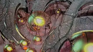 *** ФУТАЖ для ВИДЕО *** ФОН ожившая нейрографика ***