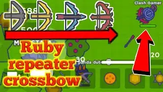 RUBY REPEATER CROSSBOW!!!!BEST WAY TO GET RANGED WEAPON IN MOOMOO.IO