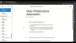 Infrastructure Automation Quiz | Elastic Google Cloud Infrastructure | Google Cloud Skills Boost