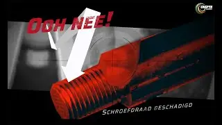 Hoe herstel je een schroefdraad op de draaibank?