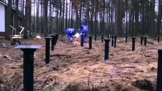 устройство фундамента на винтовых сваях