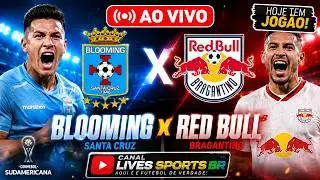 Blooming x Red Bull Bragantino 🟢 AO VIVO 🟢 Campeonato  Sul-Americana 2026 🎙️ NARRAÇÃO 🎙️