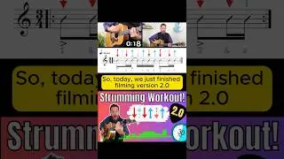 Announcement - New Strumming Workout Video 2.0 (Beginner & Intermediate Guitarists)