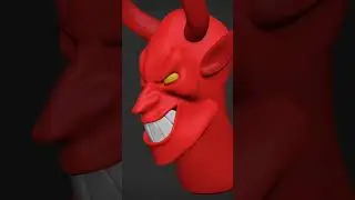 Modelado de un Diablo en 3d para mi videojuego, está hecho en 