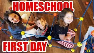 HOMESCHOOL Day 1 ROUTINE | First Day in the life of Homeschool 
