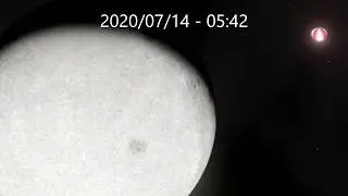 Exclusive: Huge object spotted behind the moon