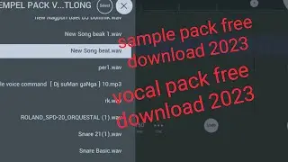 sample pack free download 2023 | vocal pack free download 2023 | New Nagpuri sample pack vocal pack